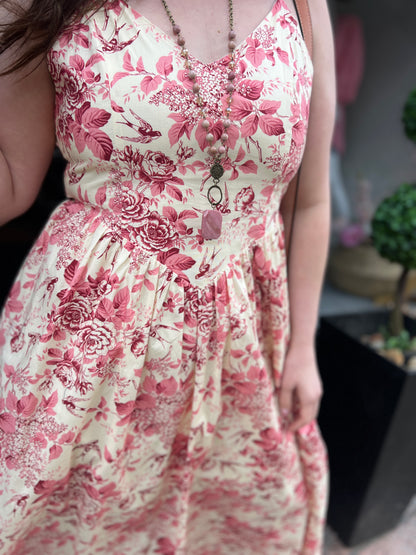 Petal Burst Maxi Dress