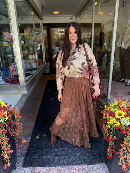 Wuthering Heights Lace Skirt