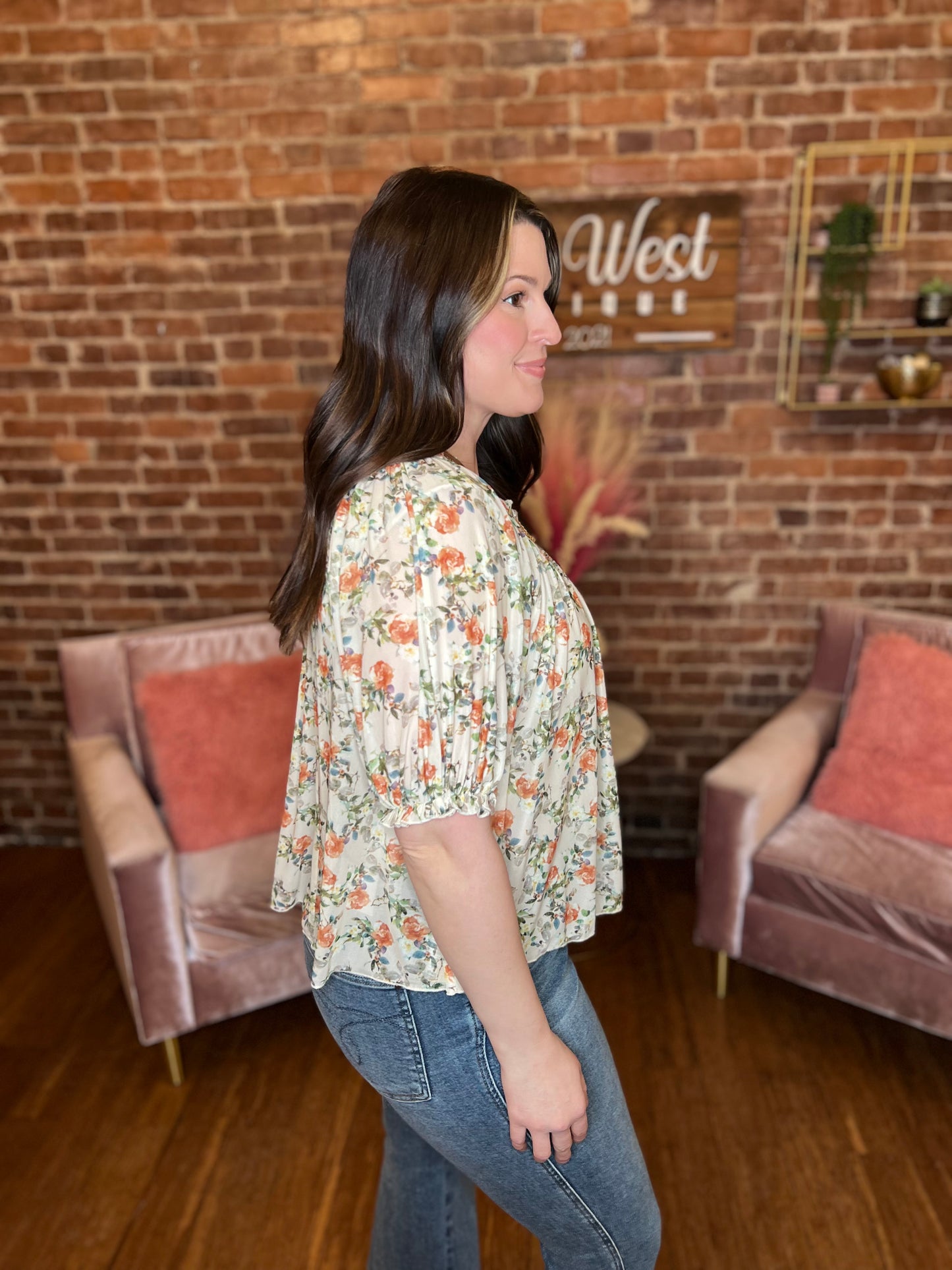 Easy Breezy Floral Top