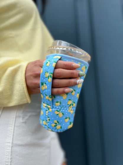 Lemon Meringue Iced Cup Coolie (Large)