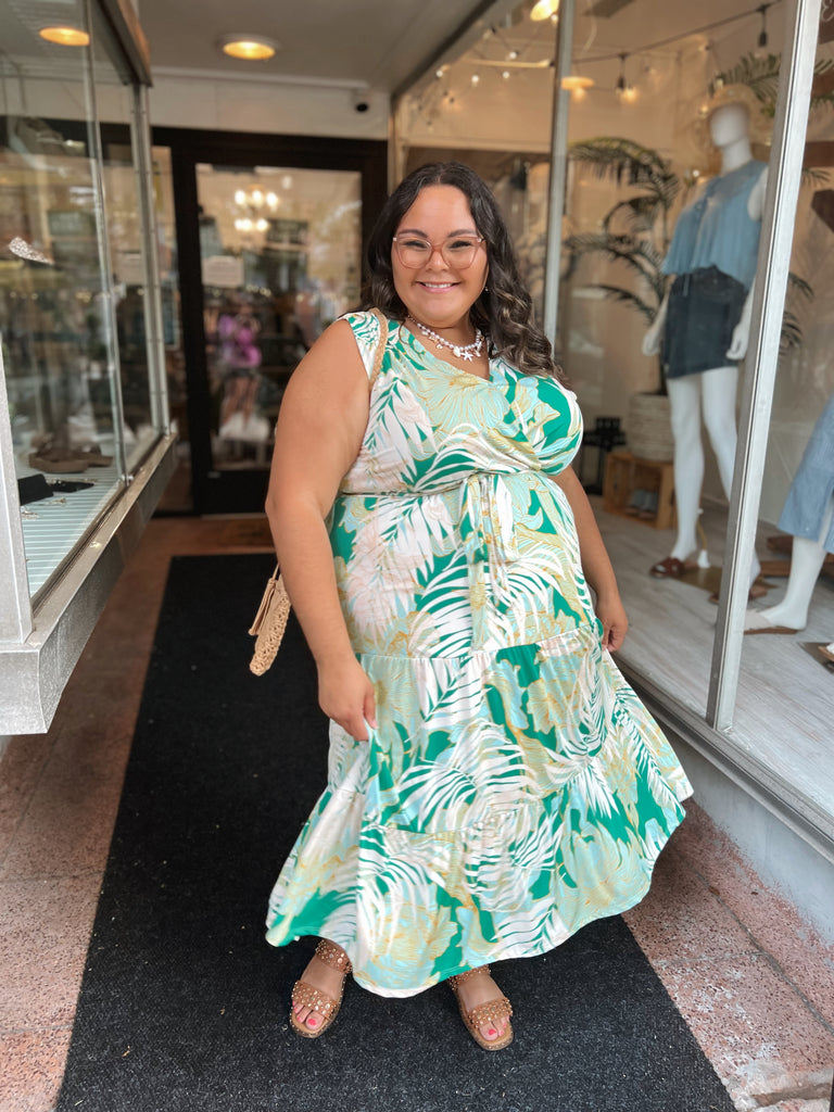 Tropic Like It's Hot Midi Dress