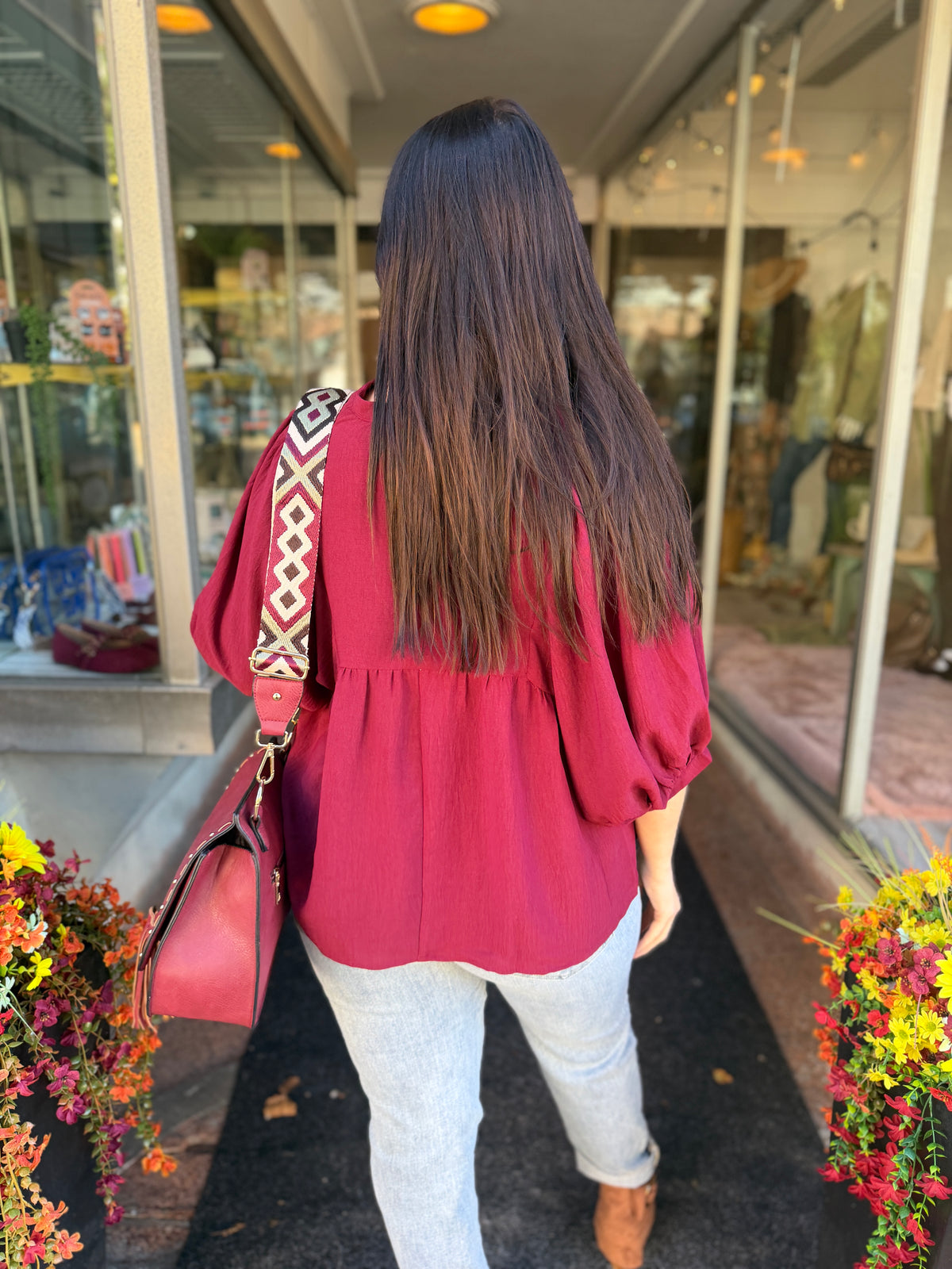 Amontillado Pintuck Blouse
