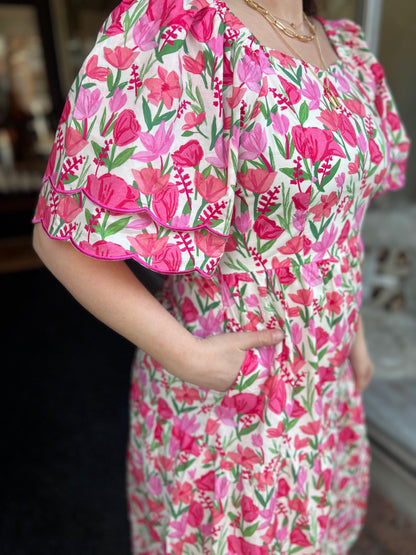 Just Us Midi Dress