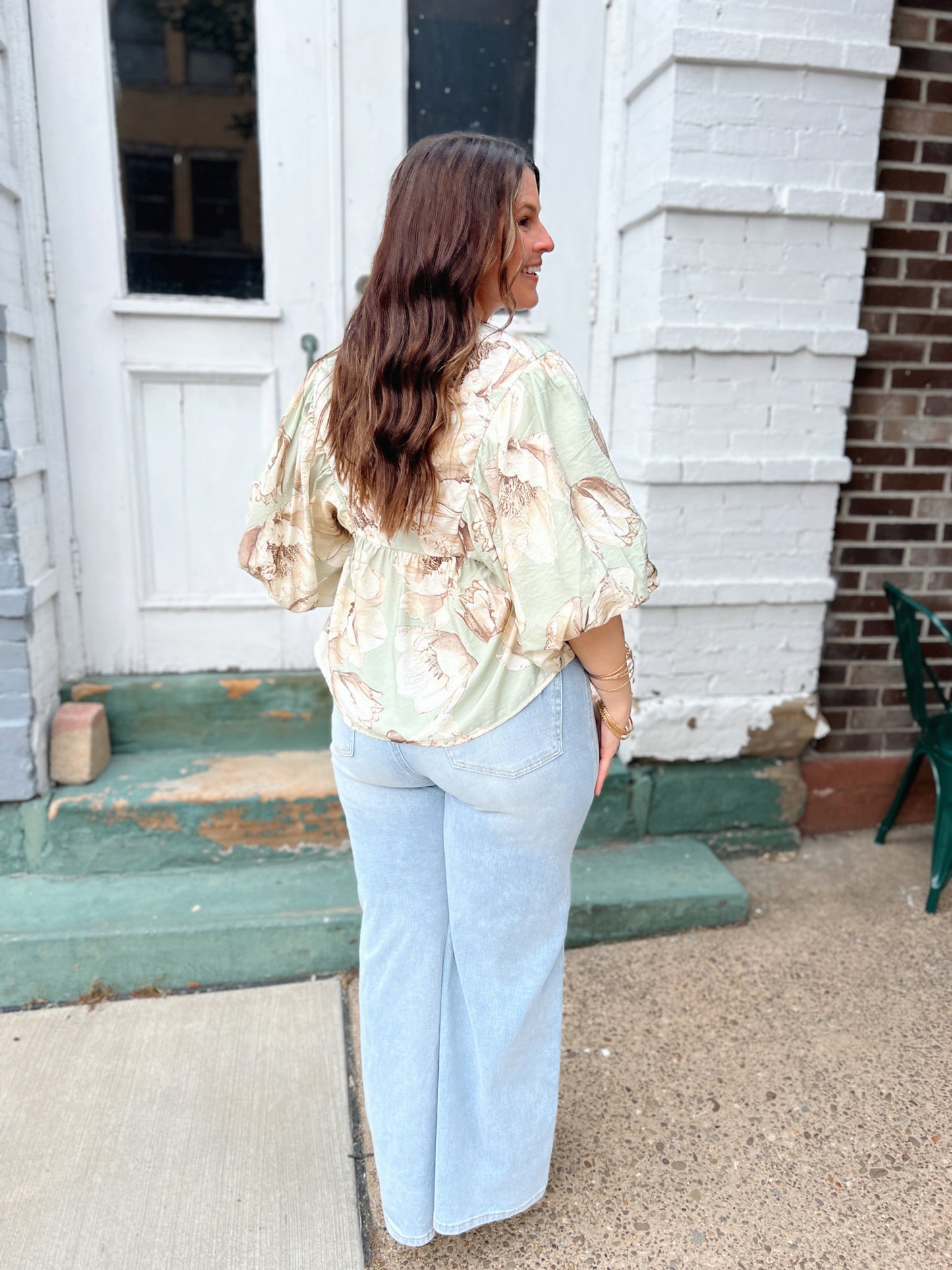 Got Your Back Floral Blouse