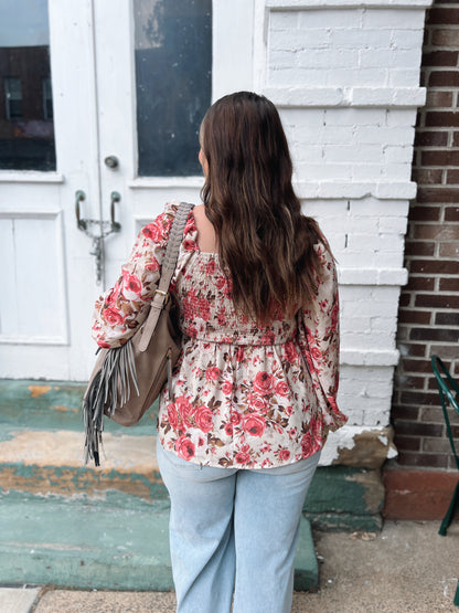 Love Myself Floral Blouse