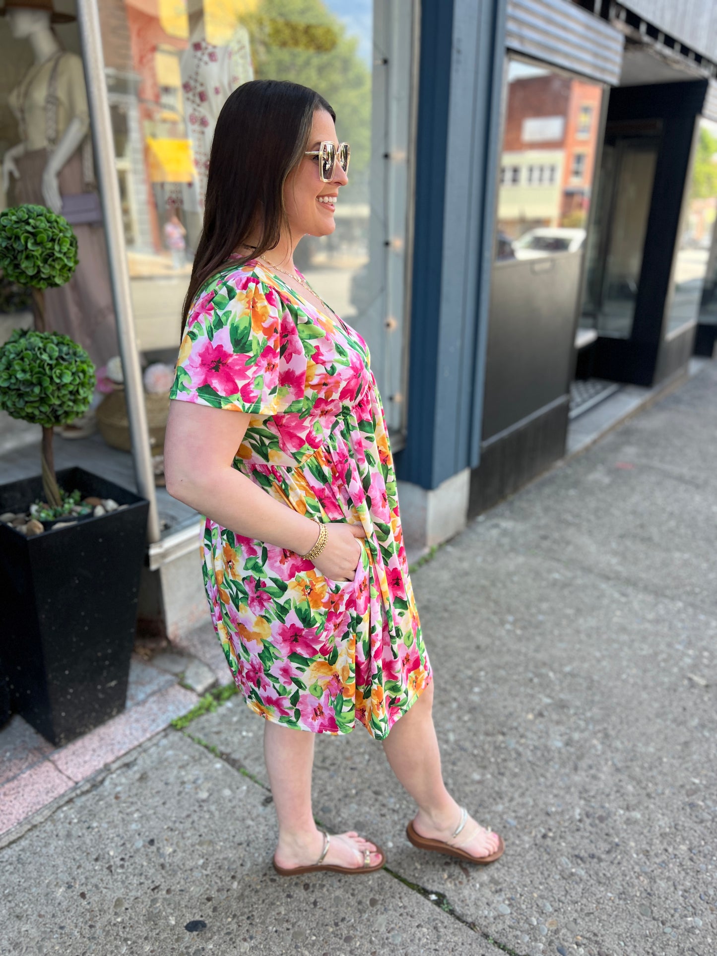 Petal Breeze Babydoll Dress