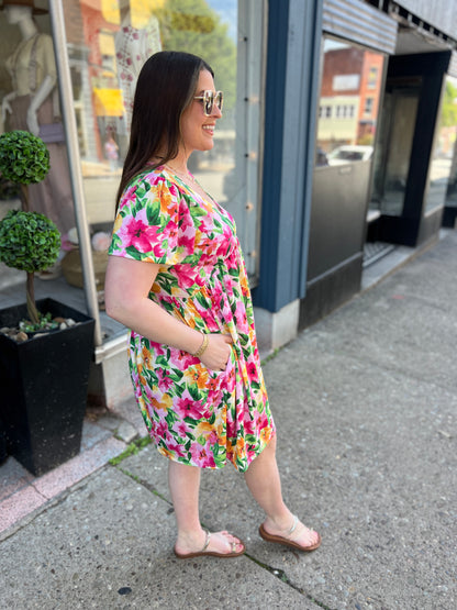Petal Breeze Babydoll Dress