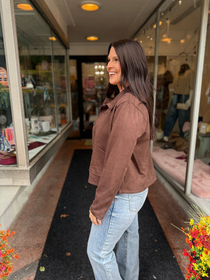 Now and Then Suede Jacket