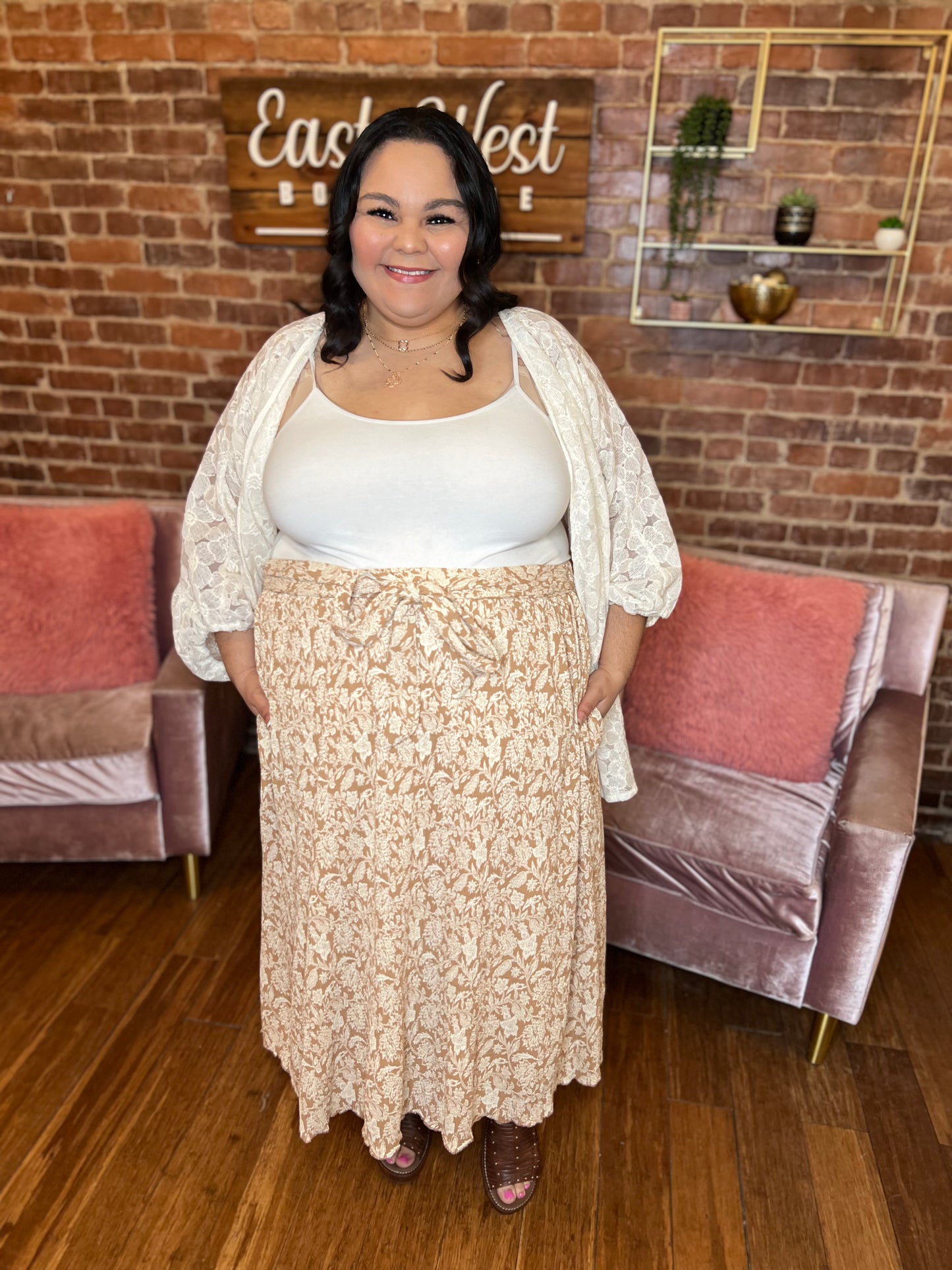 Talk To Me Maxi Skirt