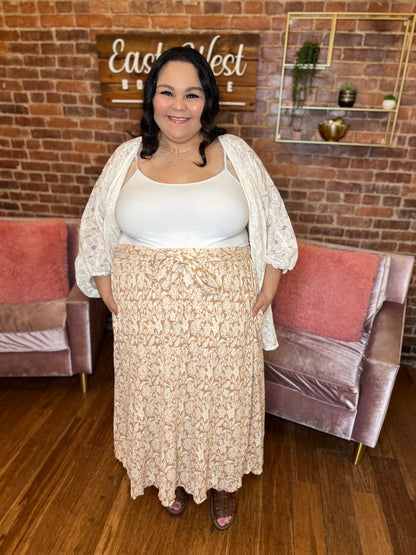 Talk To Me Maxi Skirt