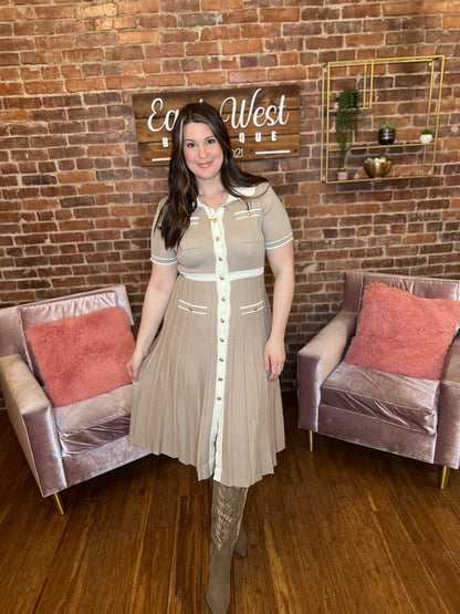 Falling Out Midi Dress