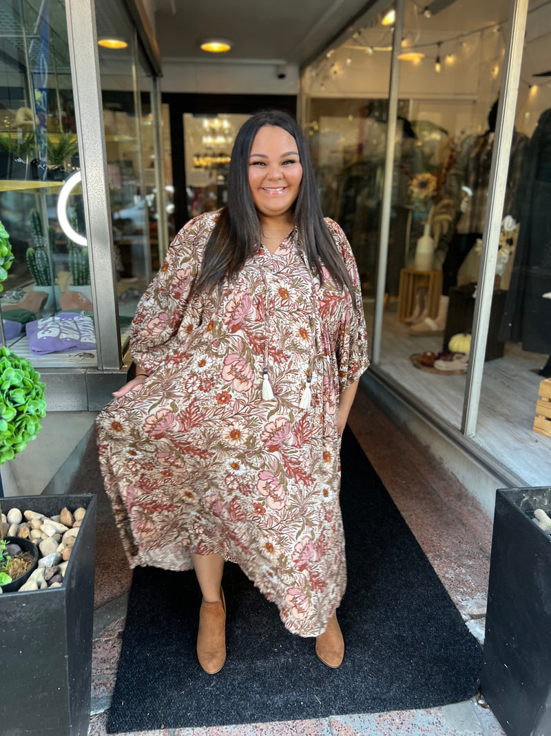 Baby I Know Floral Maxi