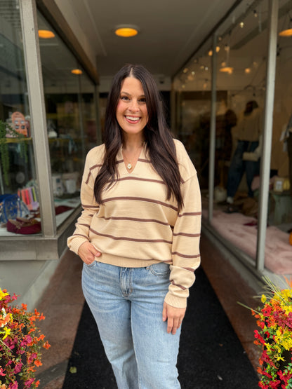 Rest Assured Stripe Sweater
