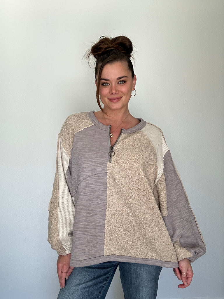 Pol Beige Pullover