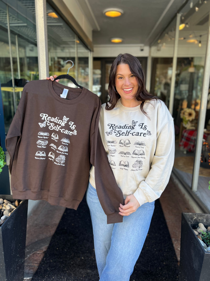 Reading Is Self-Care Sweatshirt