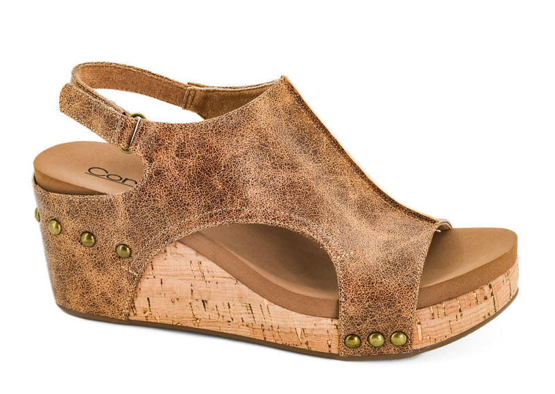 Corkys Distressed Carley Wedges
