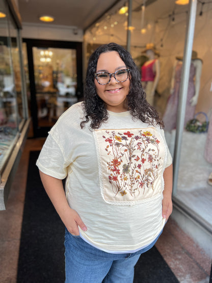 Floral Patchwork Tee