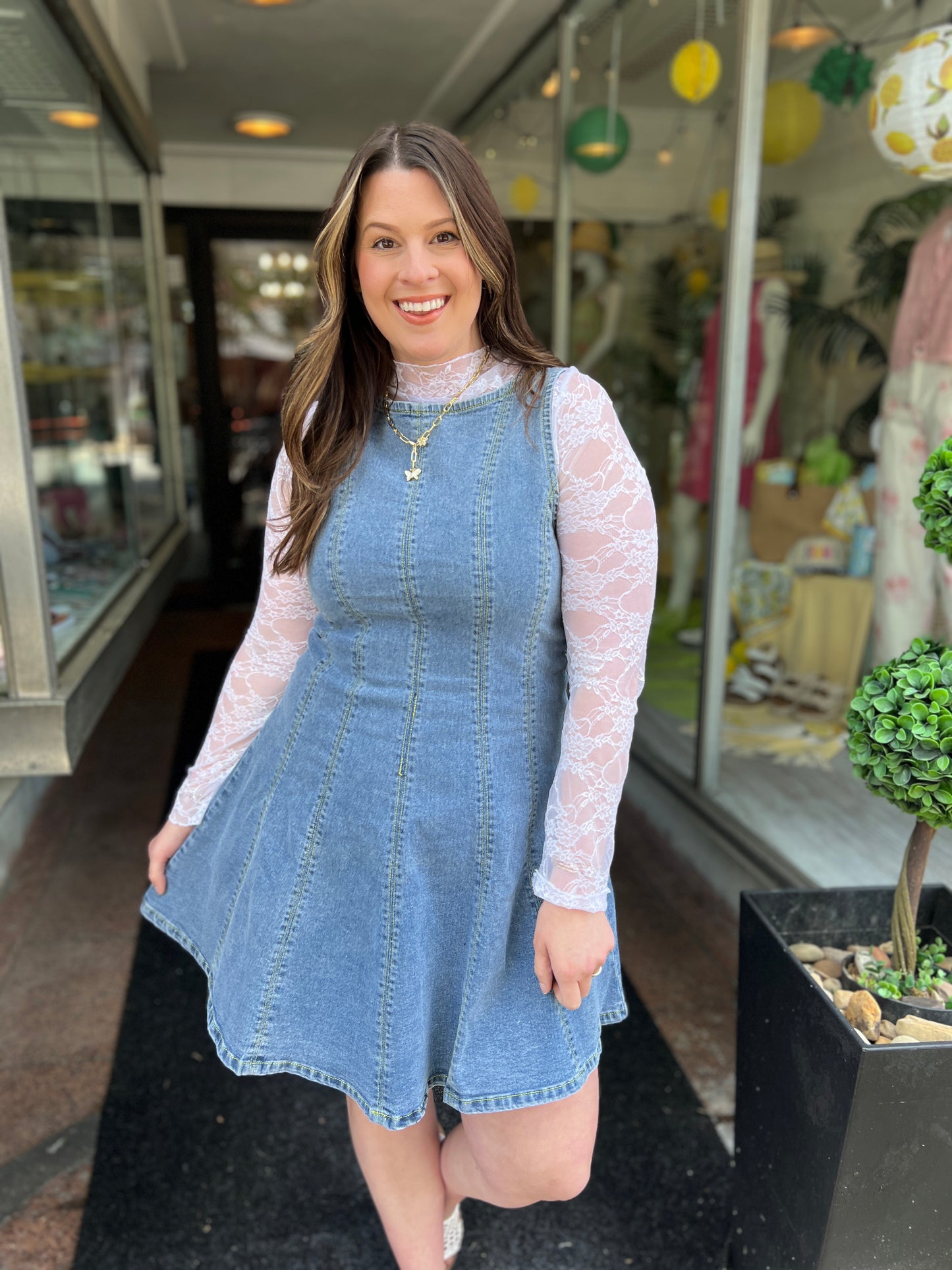 Whatever I Want Denim Dress