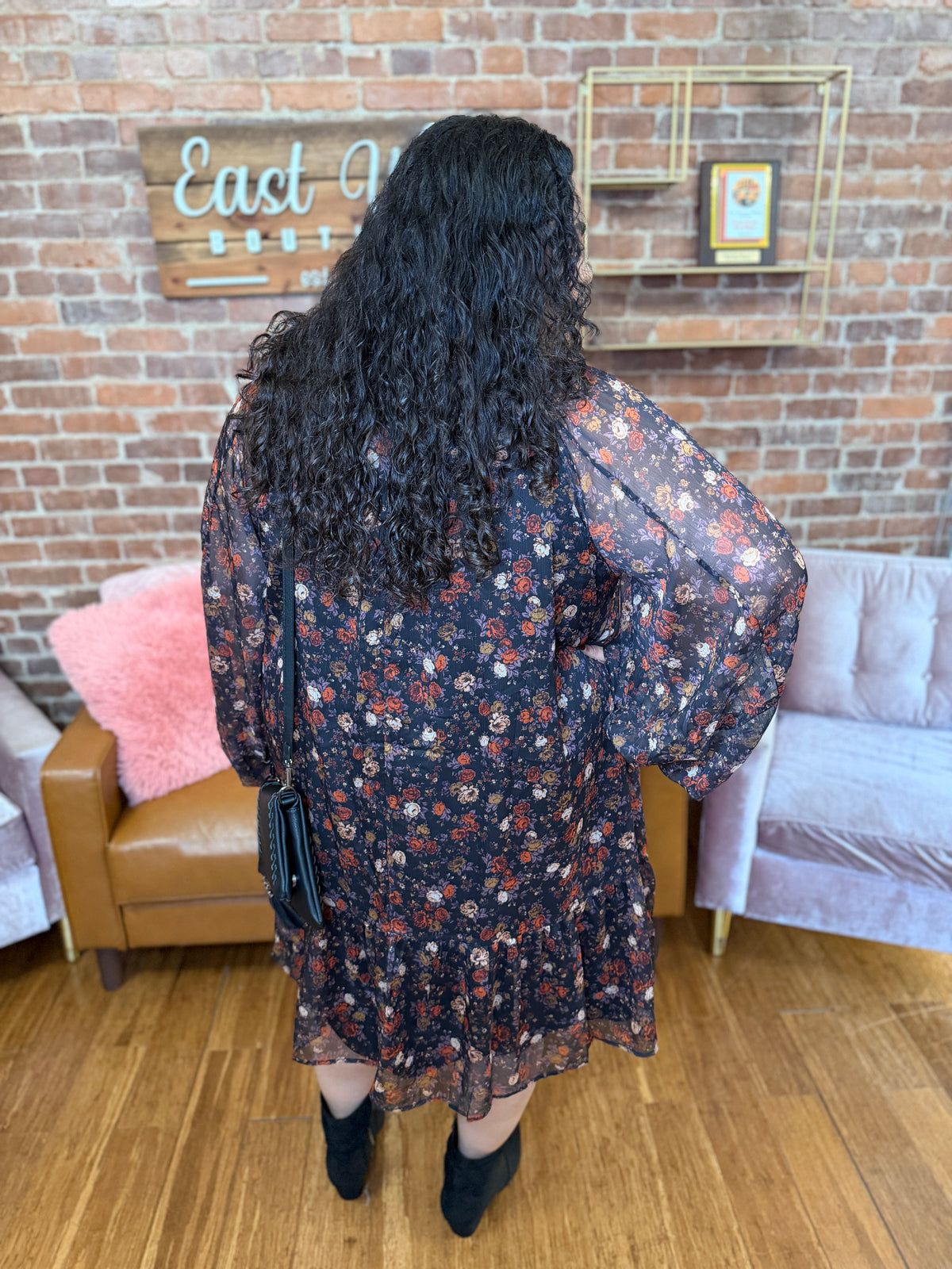 Thorns And Roses Mini Dress