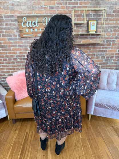 Thorns And Roses Mini Dress