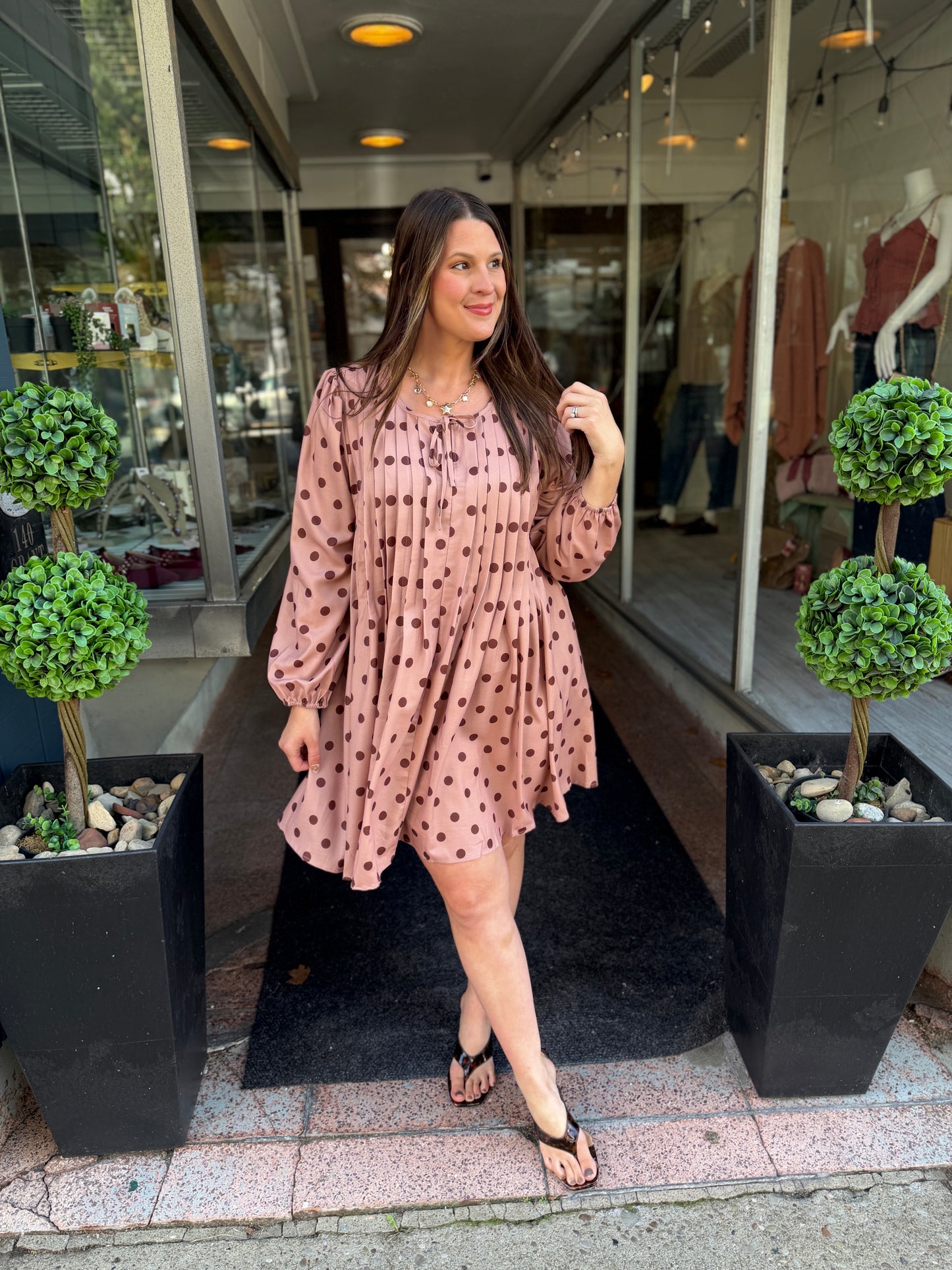 Feel Good Polka Dot Dress