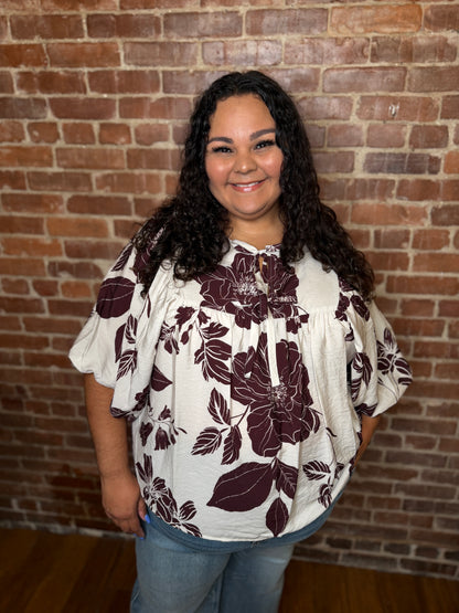 All For You Floral Blouse