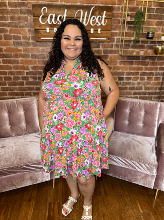 Living Garden Mini Dress