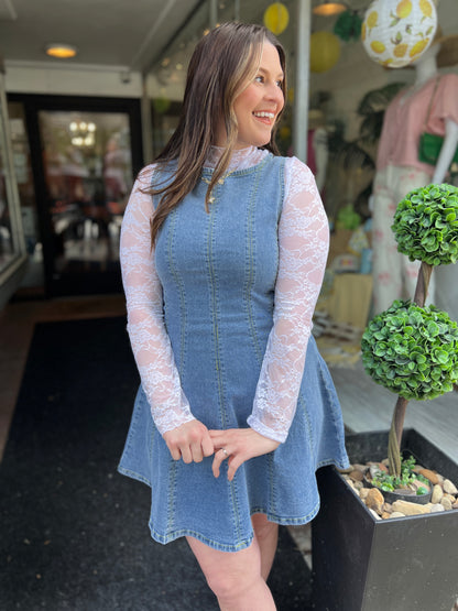 Whatever I Want Denim Dress