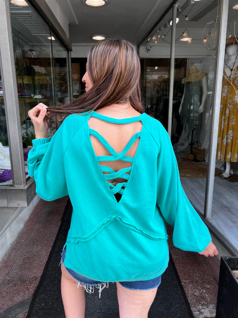 POL Cross Back Top