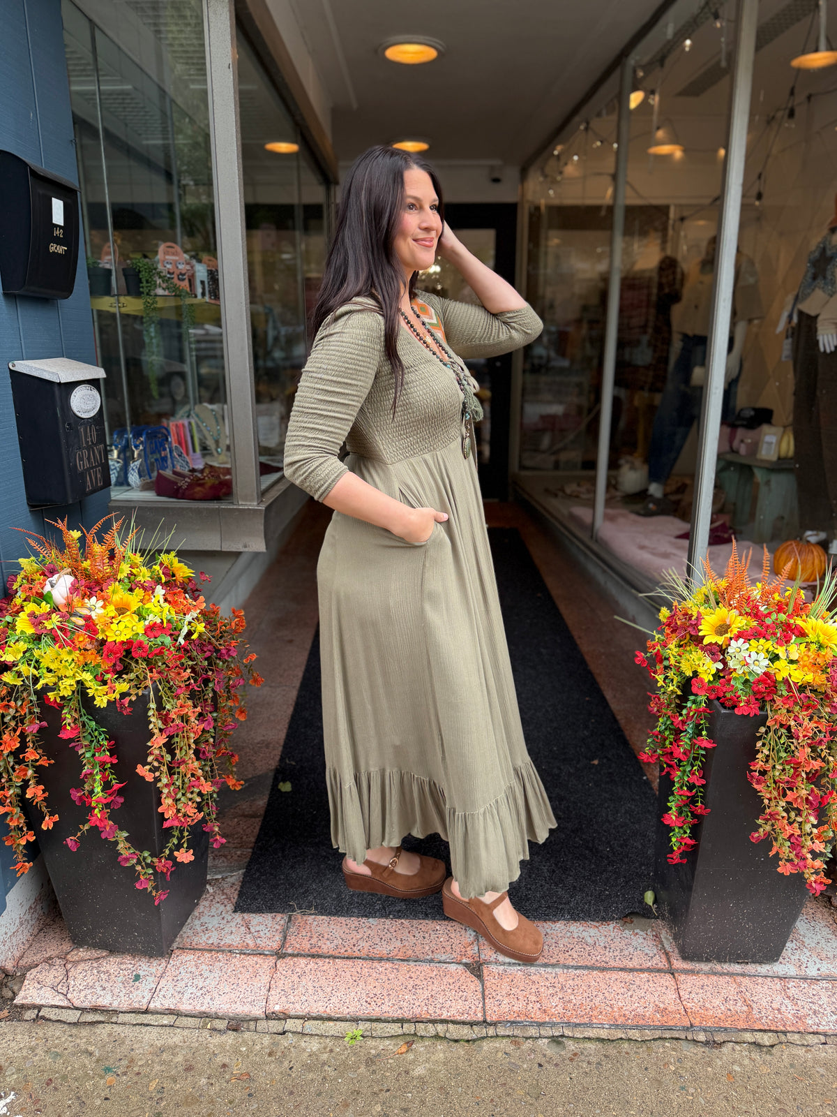 Olive You Maxi Dress