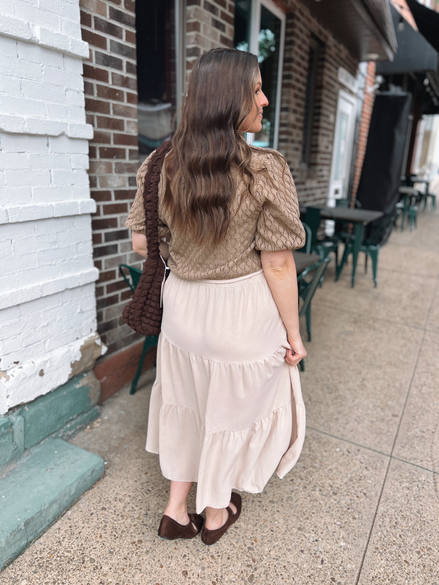 The Easy Way Cardigan Midi Dress