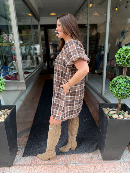 Dream In A Dream Plaid Dress