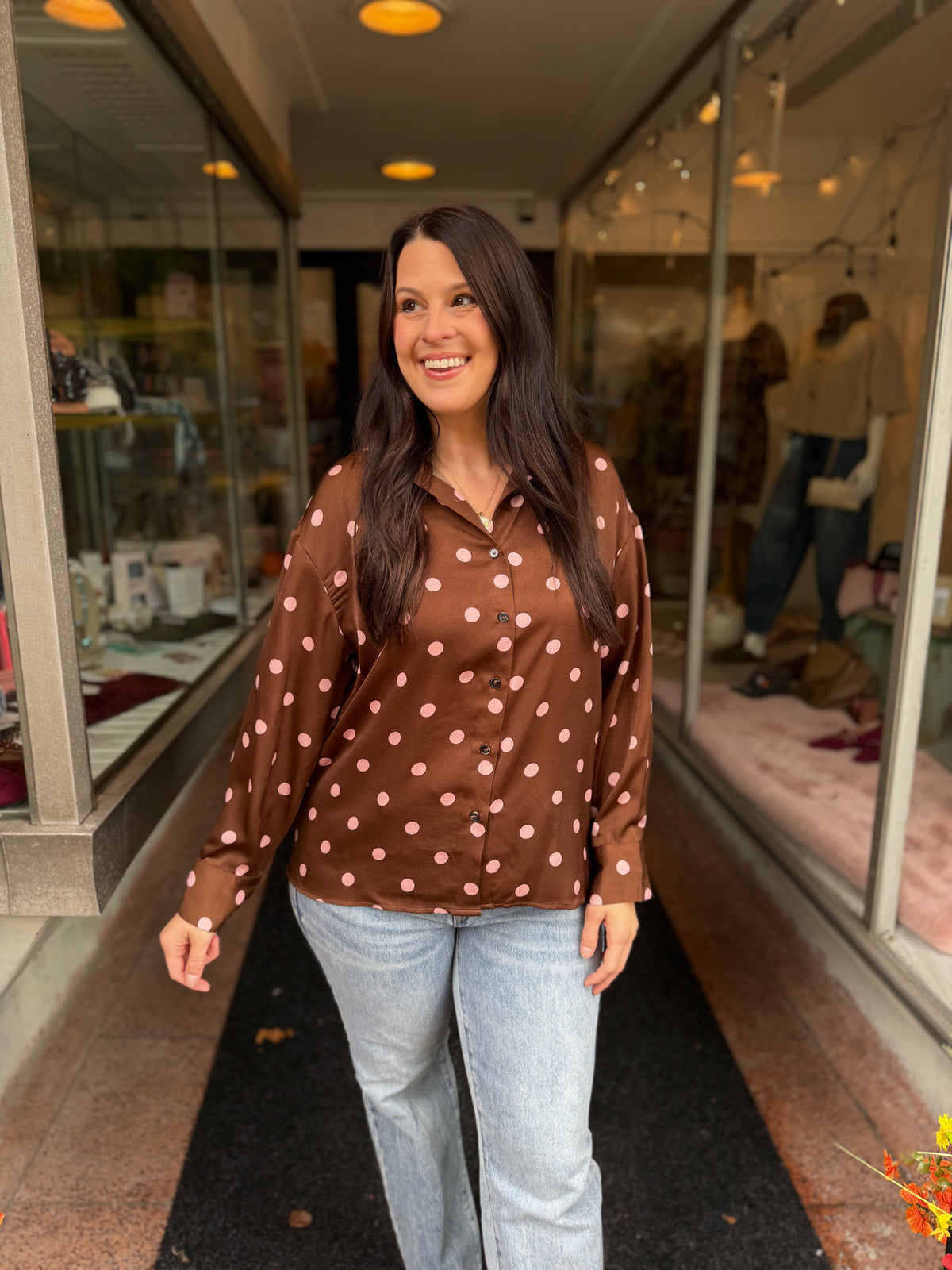Do It My Way Polka Dot Top