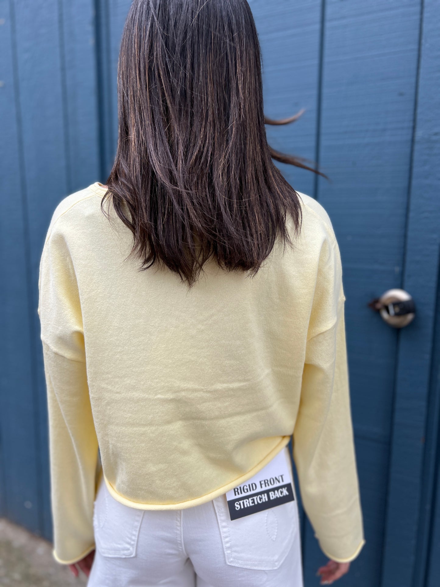 Doing Good Lately Crop Sweater