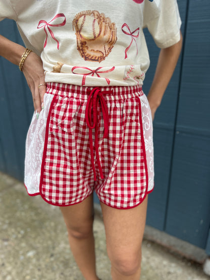 Hot Stuff Gingham Shorts