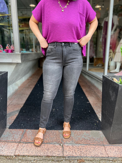 JB Black Midrise Skinnies