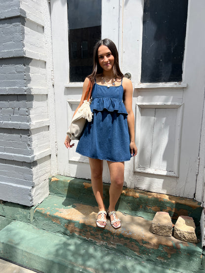 Do You Love Me Denim Dress