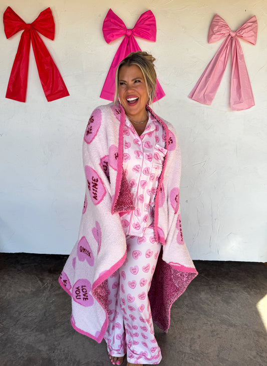 Valentines Cloud Blanket