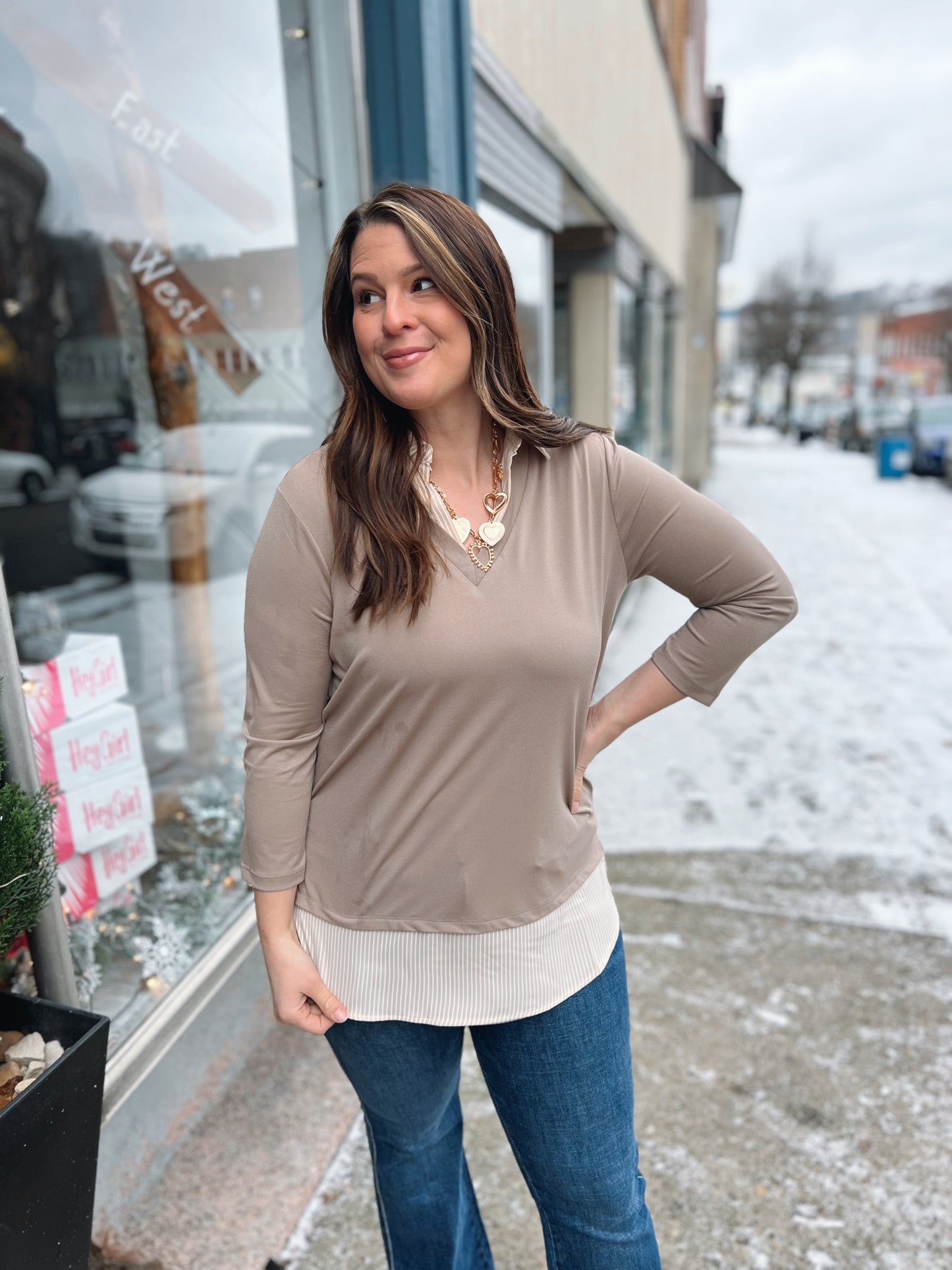 WB Collar Top