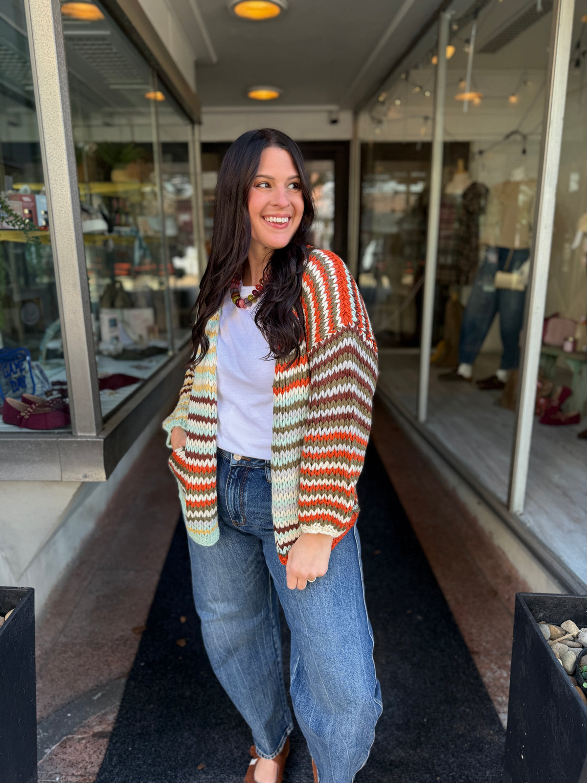 Comfy Dream Stripe Cardigan
