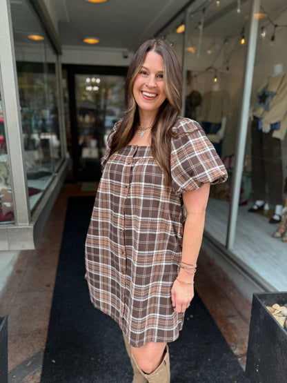 Dream In A Dream Plaid Dress