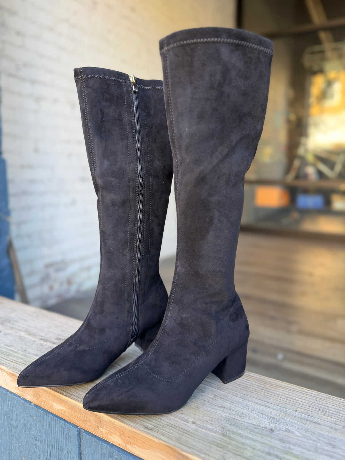 GC Riggs Knee-High Boot Black