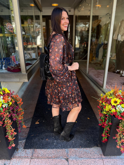 Thorns And Roses Mini Dress