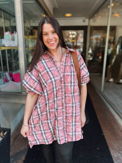 *Final Sale* Sippin' Cider Mini Dress