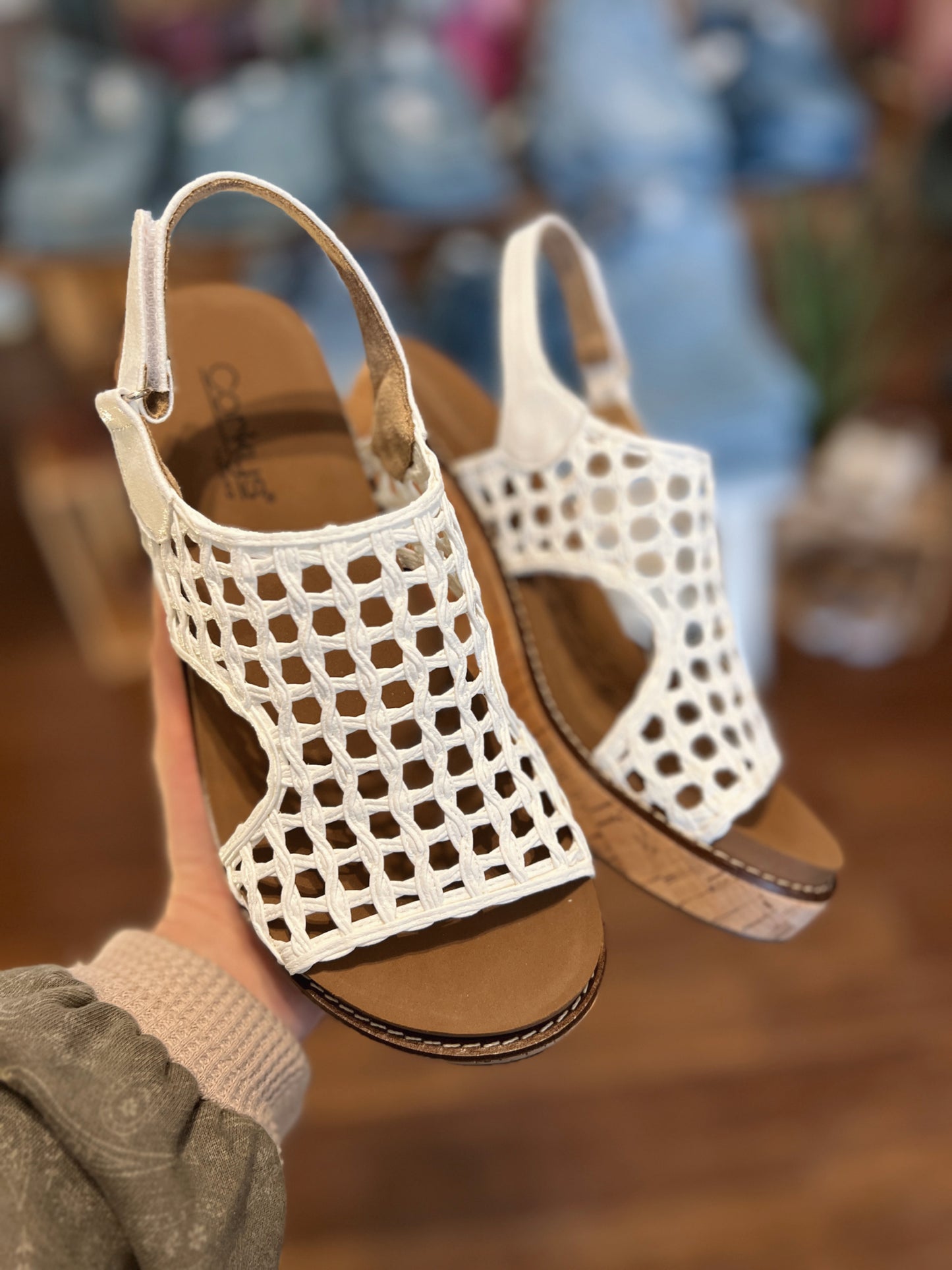 Corkys Woven Carley Wedges