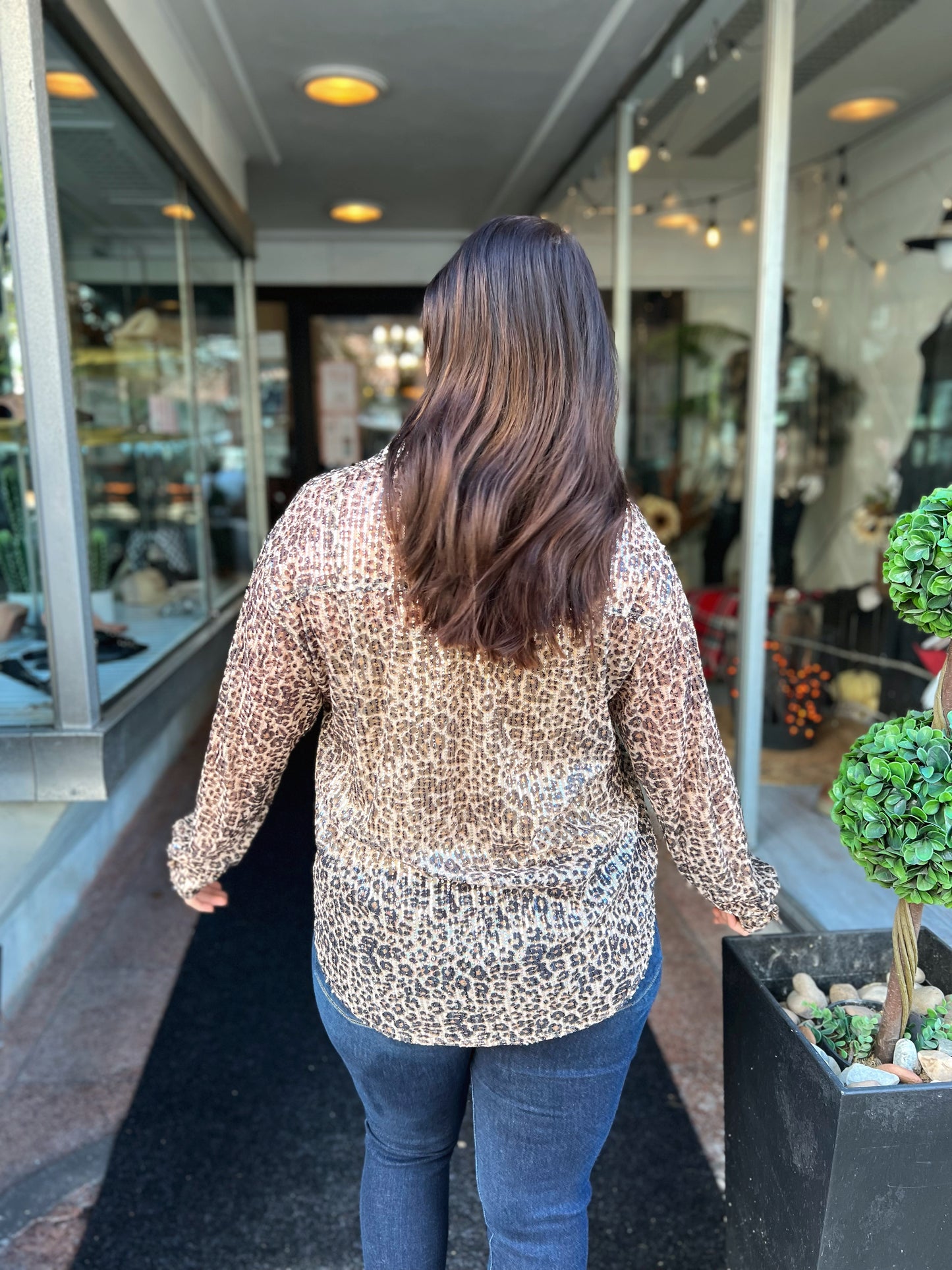 *Final Sale* Top Speed Cheetah Blouse