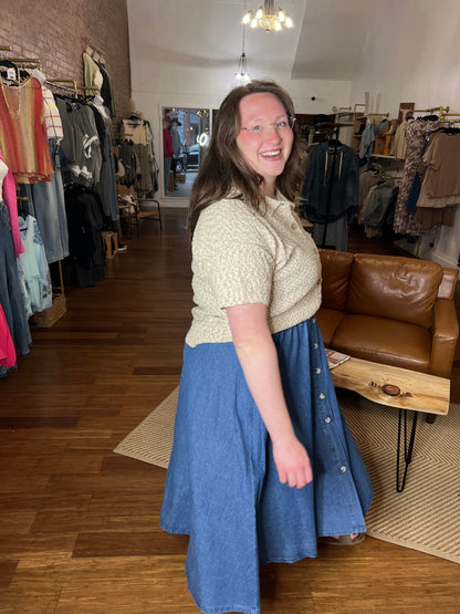 *Final Sale* WB Denim Skirt