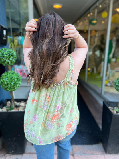 Miss You All The Time Floral Cami