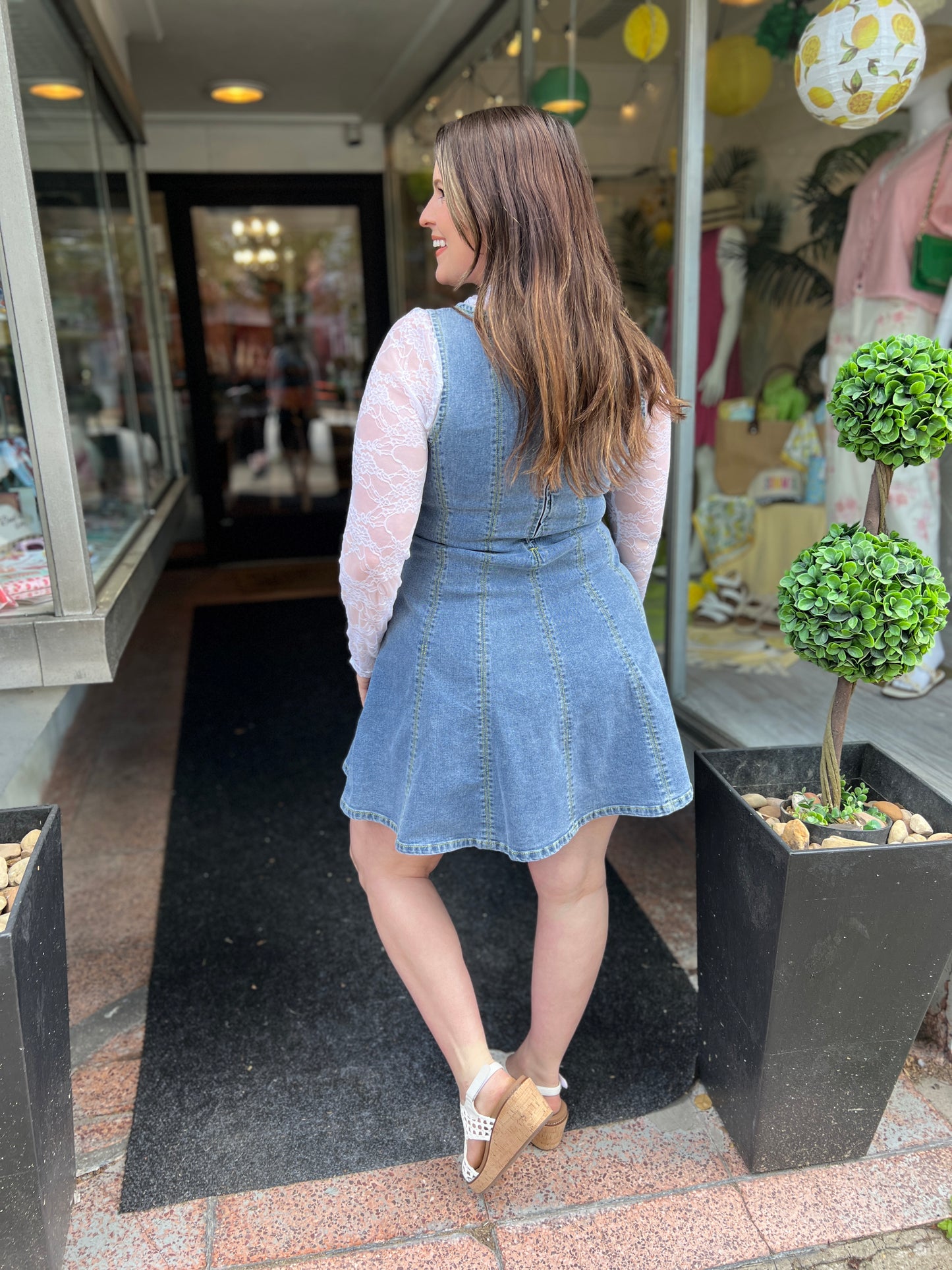 Whatever I Want Denim Dress