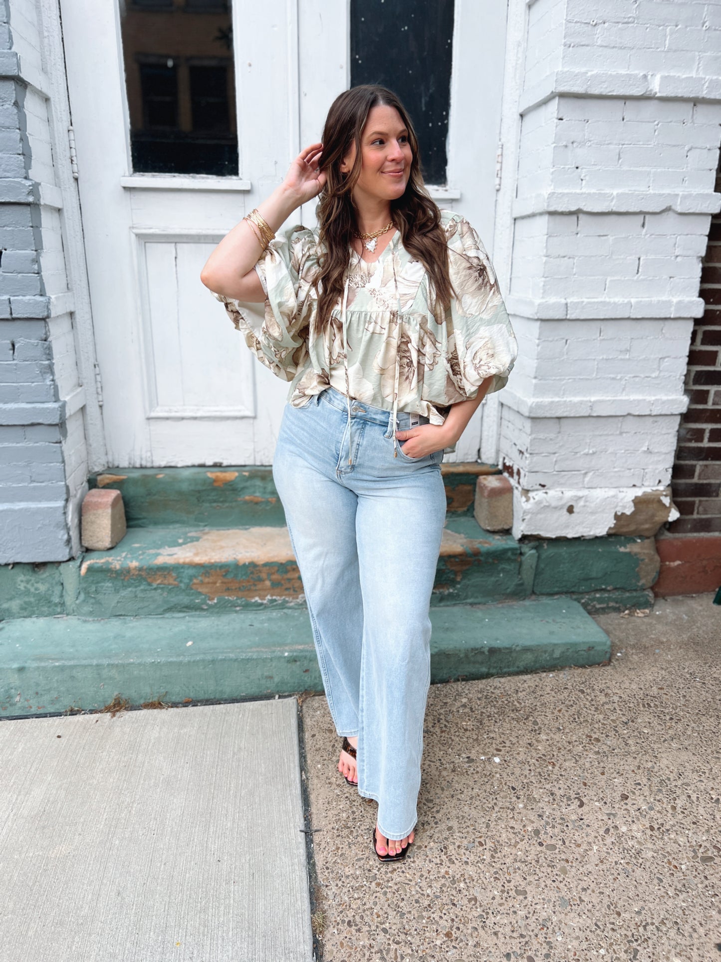 Got Your Back Floral Blouse